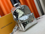 Mirror-Silver Discovery Style Backpack – 30-38cm