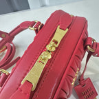 Mini Lambskin Ruched Shoulder Bag