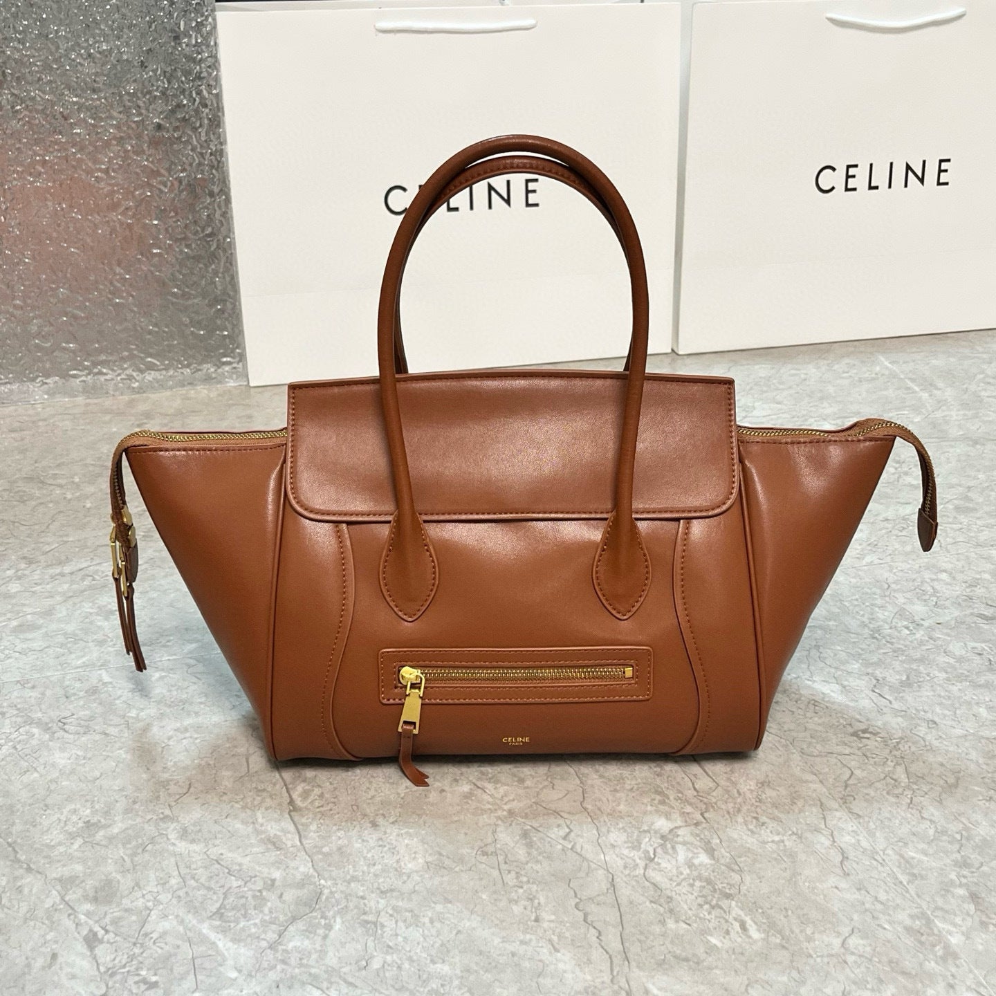 Calfskin & Suede “Smile” Tote Bag – Spring 2026 Edition