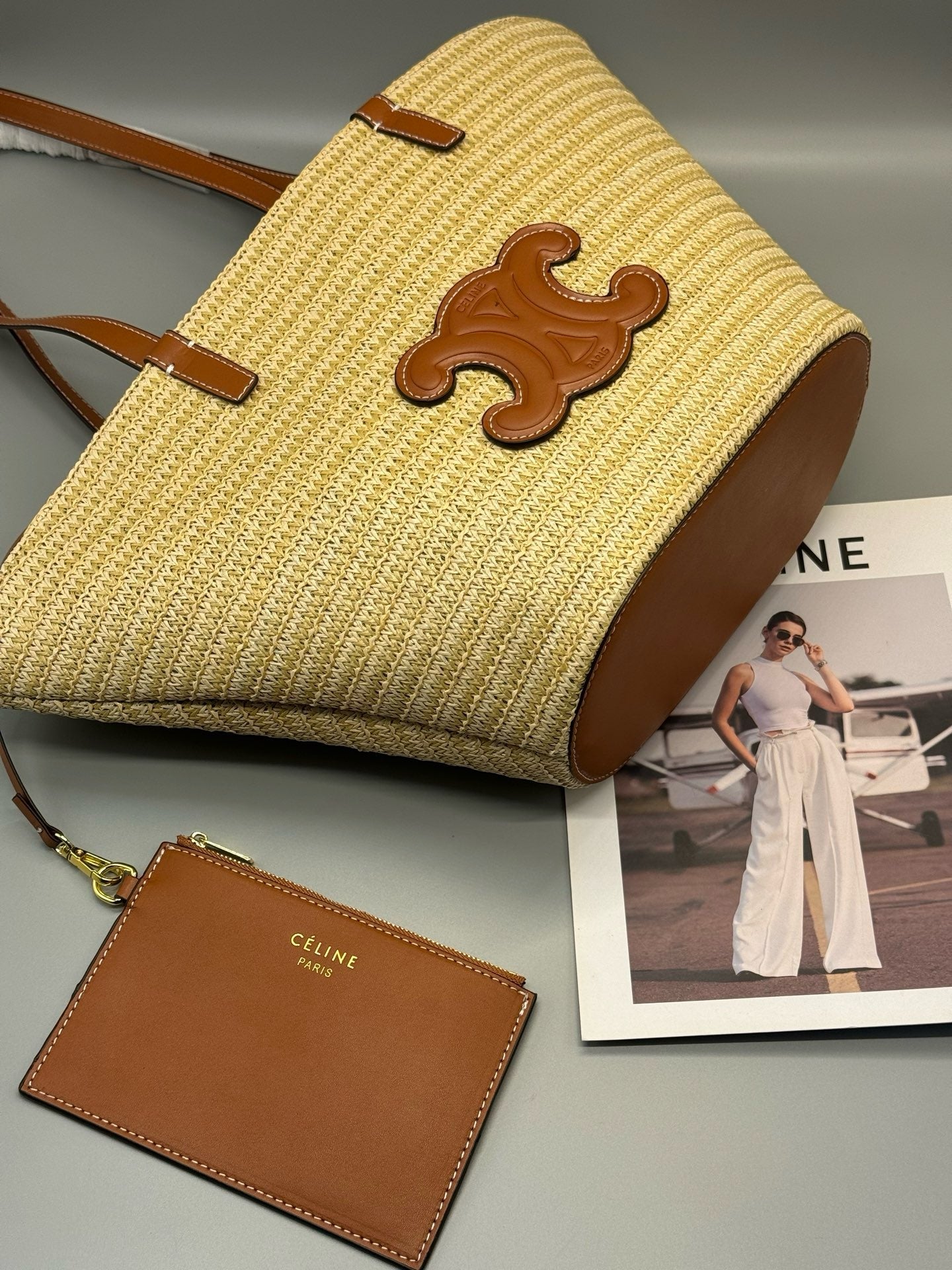 Raffia Handwoven Mini Tote Bag | Moroccan Craft