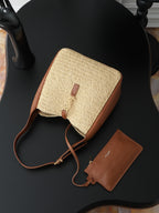 LE 5A7 Raffia Bucket Bag – (Premium Quality )