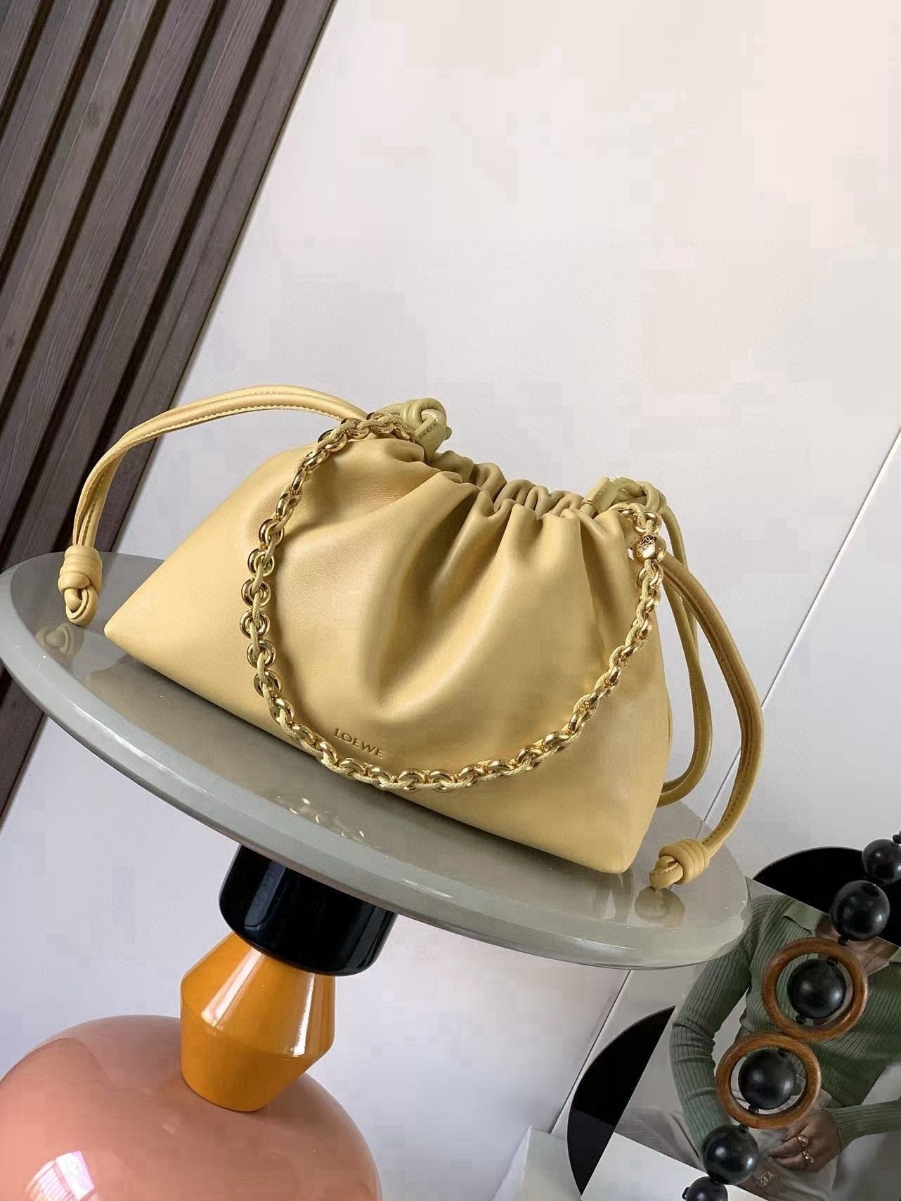 Nappa Leather Flamenco Style Purse - Premium Quality