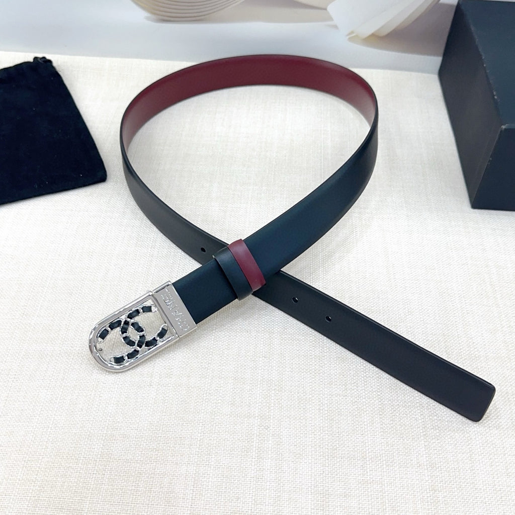 3.0 cm Reversible Leather Belt