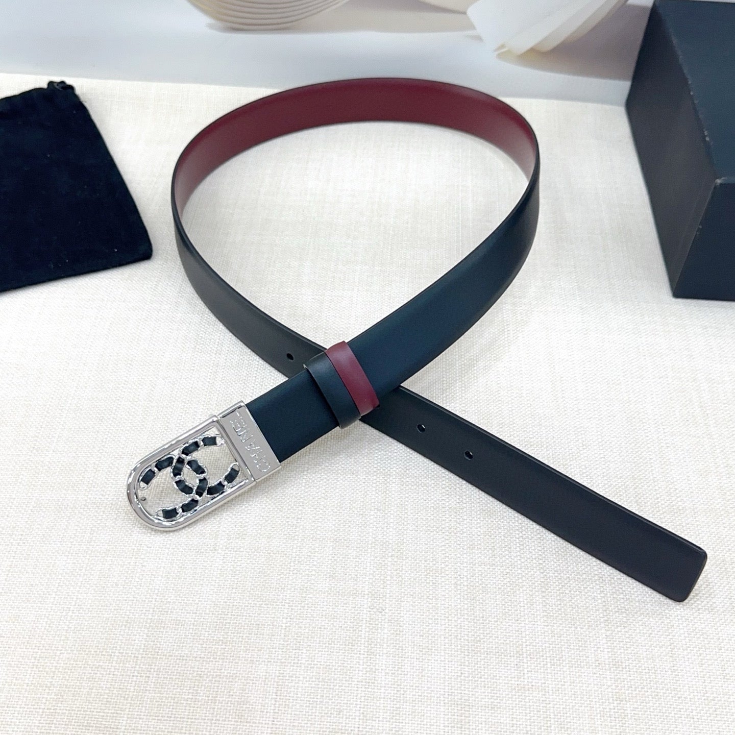 3.0 cm Reversible Leather Belt