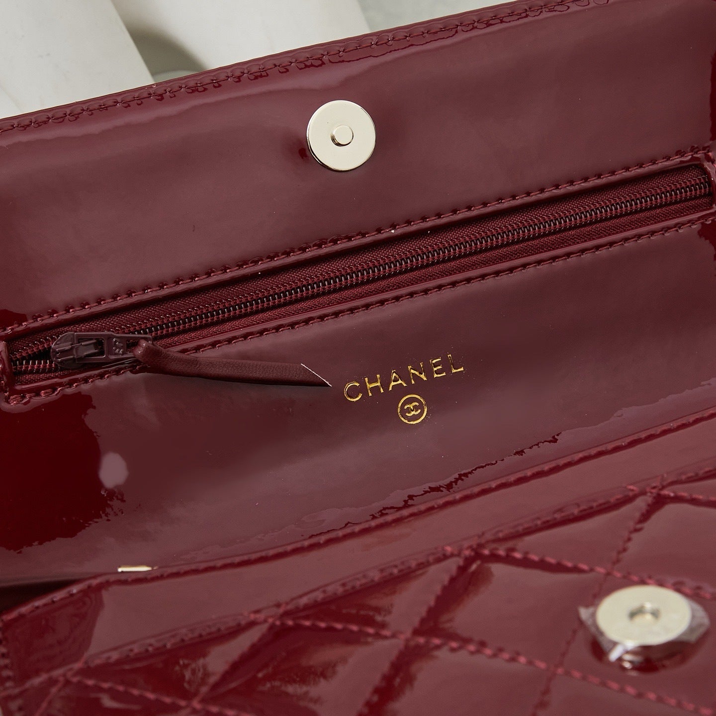 Patent Leather WOC Chain Bag