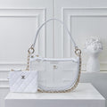 Mesh & Leather Chain Bag