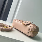 Mini Lambskin Ruched Shoulder Bag