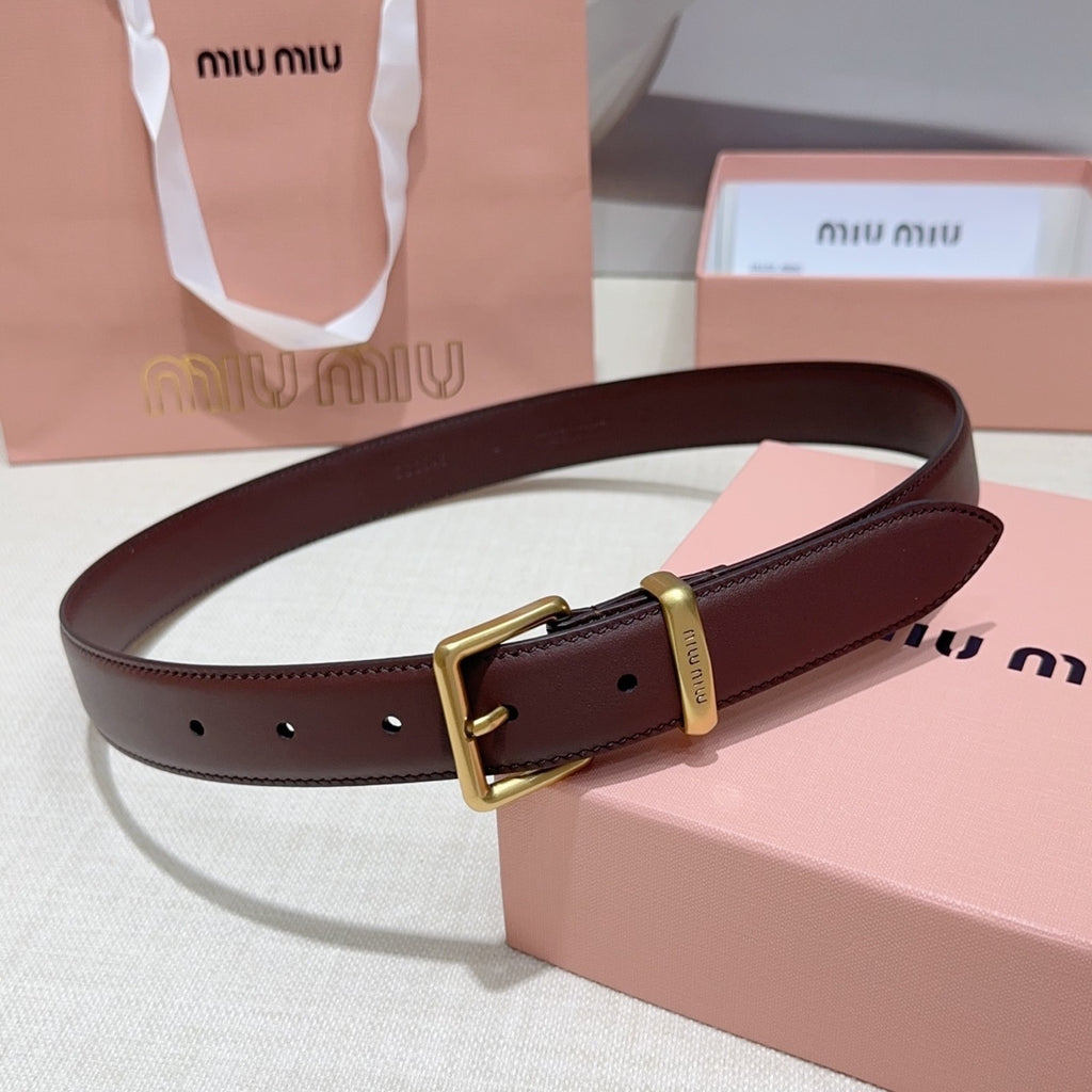 3.0cm Double-Sided Genuine Leather Belt