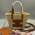 Raffia Handwoven Mini Tote Bag | Moroccan Craft