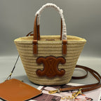Raffia Handwoven Mini Tote Bag | Moroccan Craft