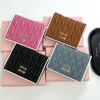 New-Season Compact Tri-Fold Mini Wallet – Embossed Design