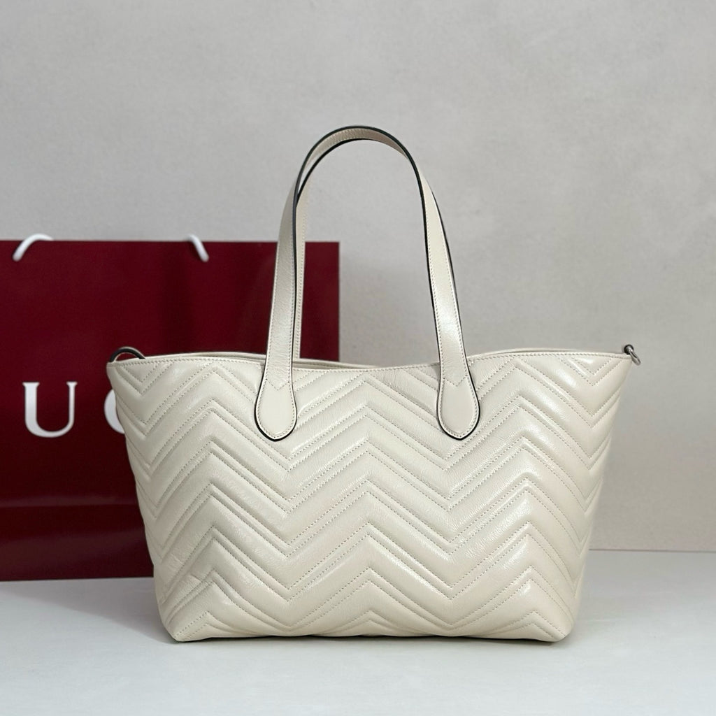 Quilted Leather Tote & Crossbody Bag – (Premium Quality )
