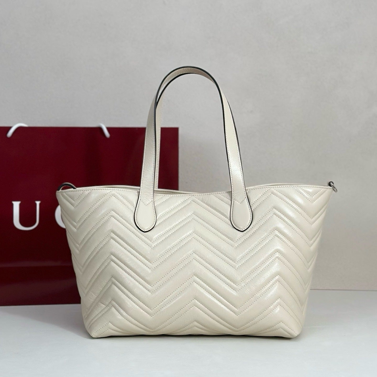 Quilted Leather Tote & Crossbody Bag – (Premium Quality )