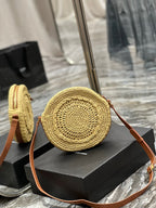 Premium Quality Round Raffia Woven Bag