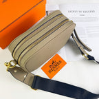 Full-Leather Camera Bag | Adjustable & Detachable Strap