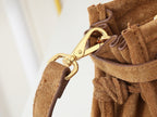New Release P : 2024 LuxSoft Suede Small Handbag