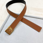3.8 cm Reversible Calfskin Belt