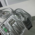 Mini Lambskin Ruched Shoulder Bag