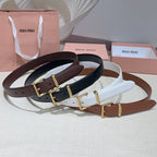 3.0cm Double-Sided Genuine Leather Belt