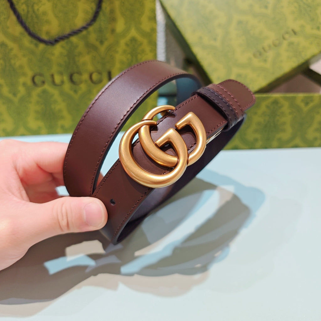 3.0cm Double-Sided Leather Belt