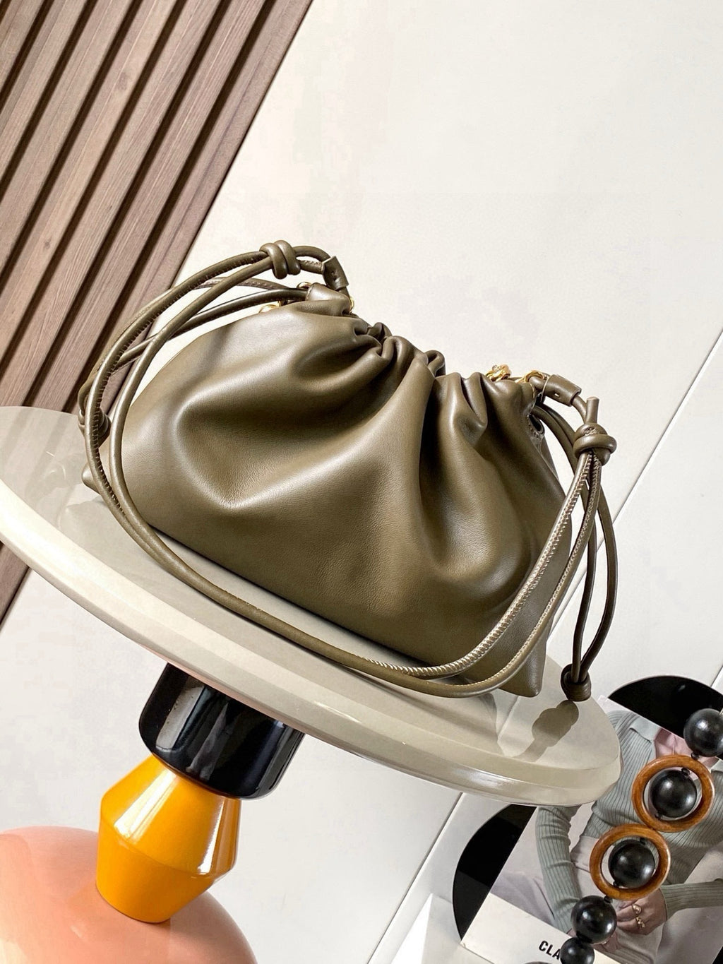Nappa Leather Flamenco Style Purse - Premium Quality