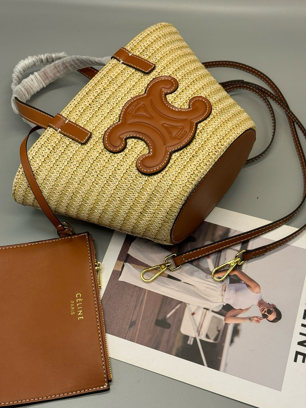 Raffia Handwoven Mini Tote Bag | Moroccan Craft