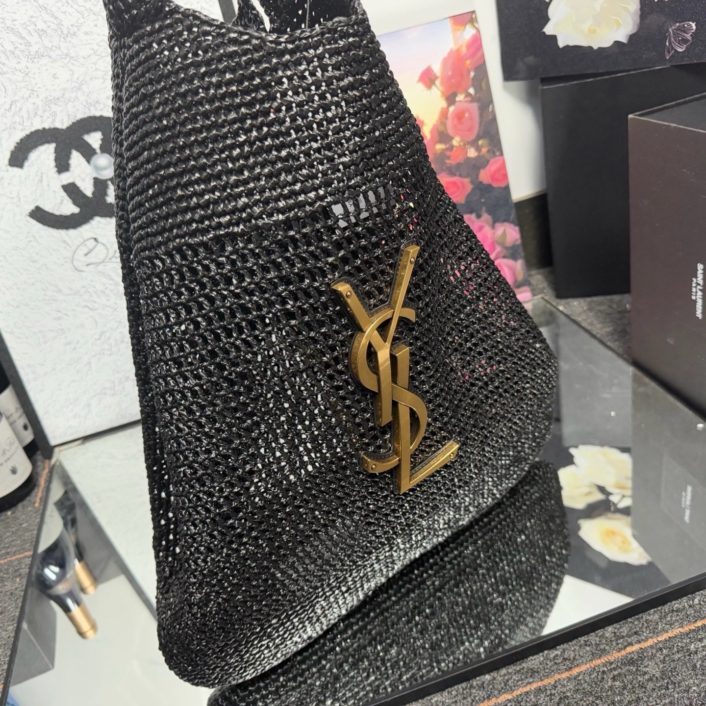 Premium Raffia Woven Tote Bag | Large Summer Shopping Bag