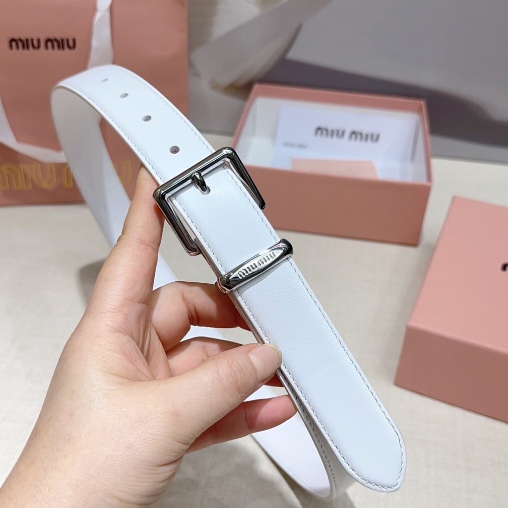 3.0cm Double-Sided Genuine Leather Belt