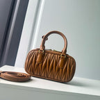 Mini Lambskin Ruched Shoulder Bag