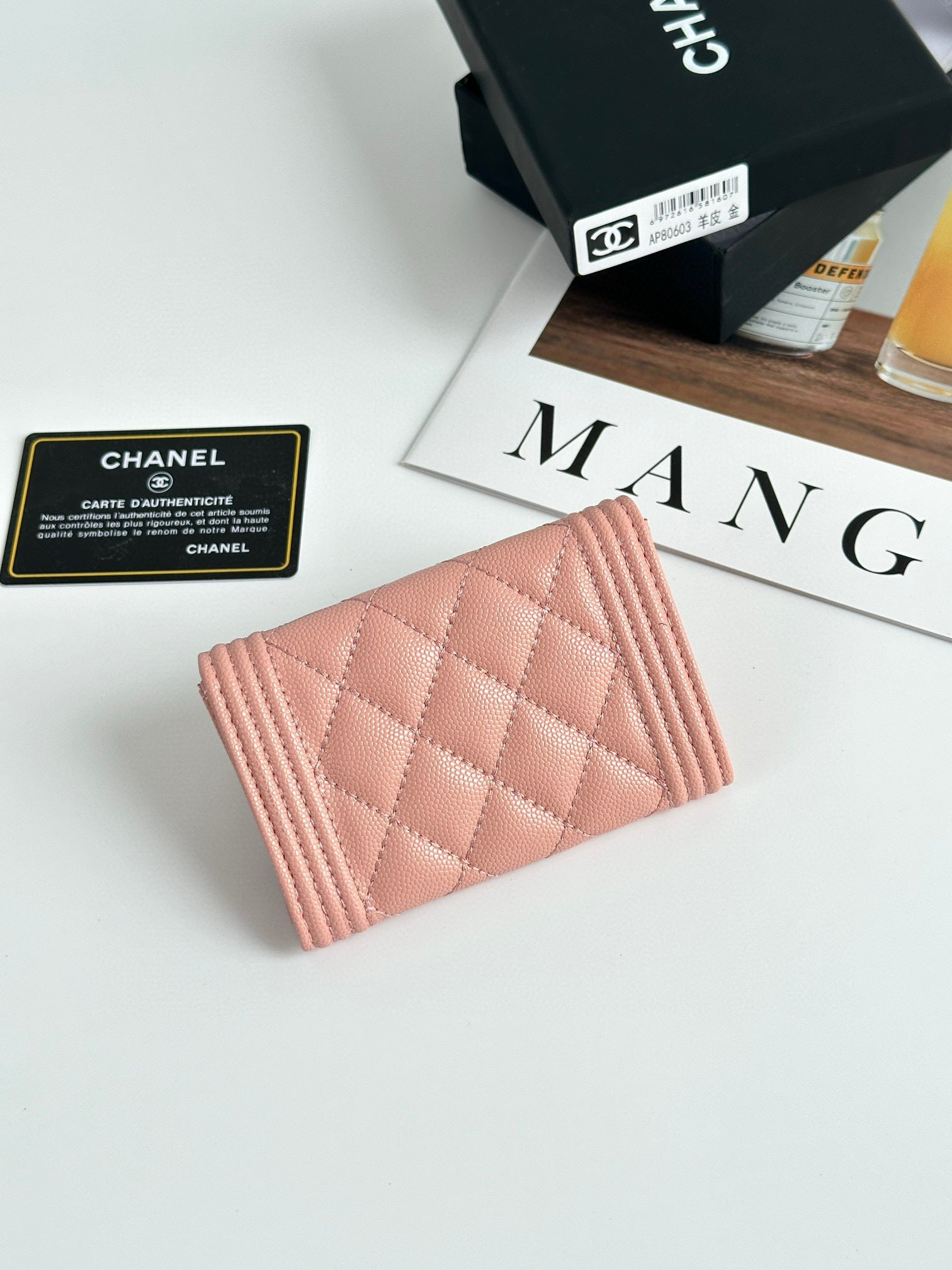 Quilted Card Holder Wallet