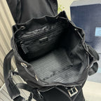 Nylon & Calfskin Backpack