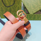 3.0cm Double-Sided Leather Belt