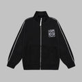 Contrast-Stitch Embroidered Tracksuit Set
