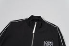Contrast-Stitch Embroidered Tracksuit Set