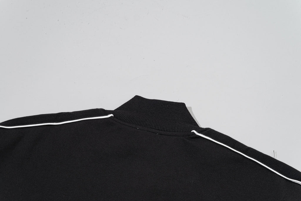 Contrast-Stitch Embroidered Tracksuit Set
