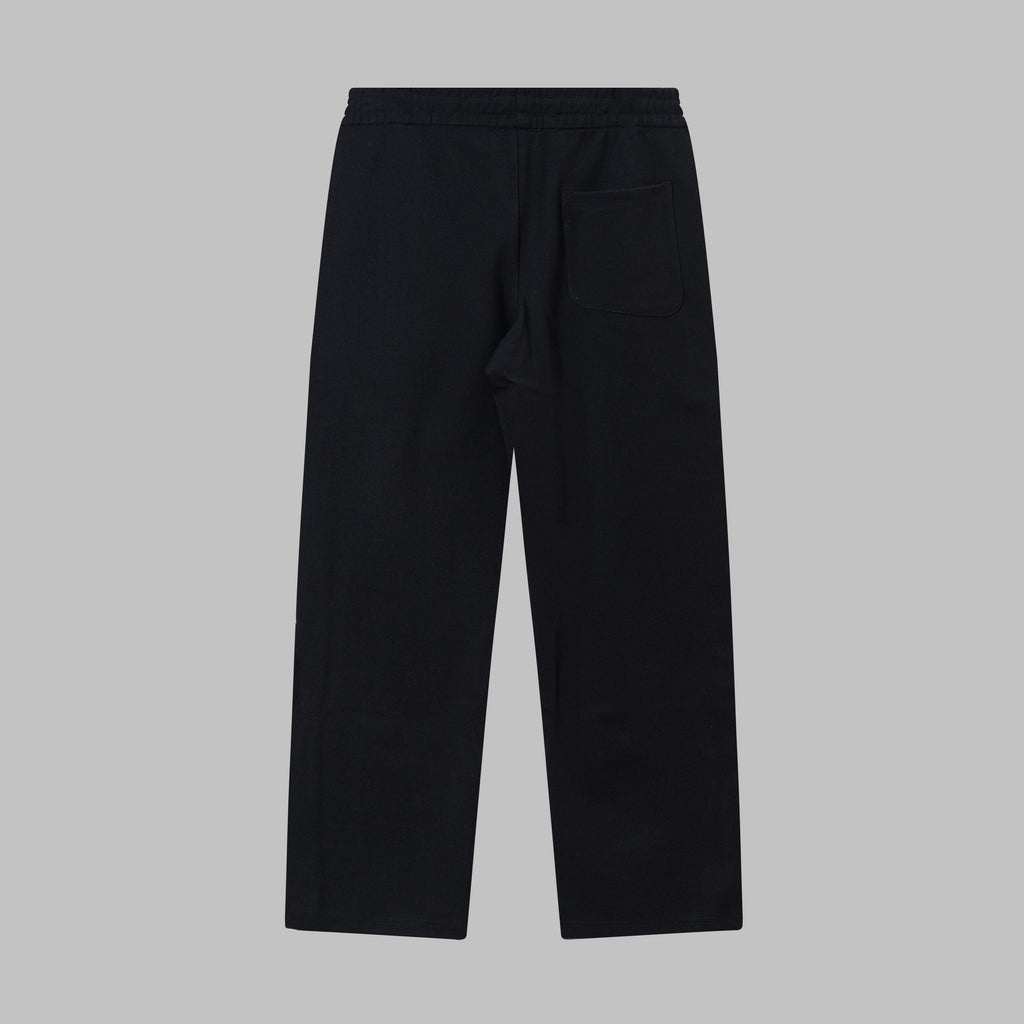 Contrast-Stitch Embroidered Tracksuit Set