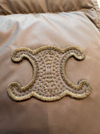 Padded Down Vest – Chocolate Brown