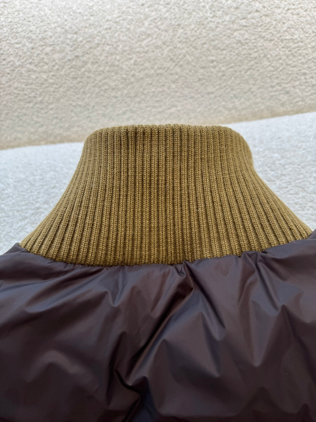 Padded Down Vest – Chocolate Brown