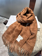 Luxury Double-Sided Contrast Cashmere Scarf — 100% Cashmere — 36 × 190 cm