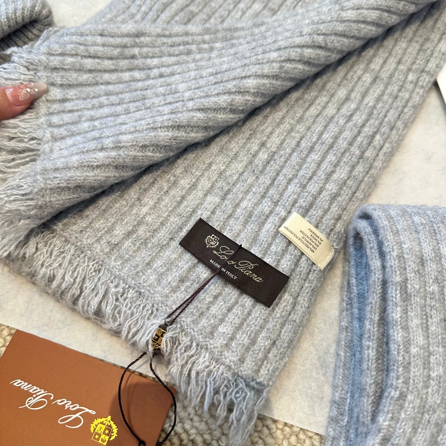 3-Piece Winter Knit Beanie Set — Wool Blend, Fold-Over Design