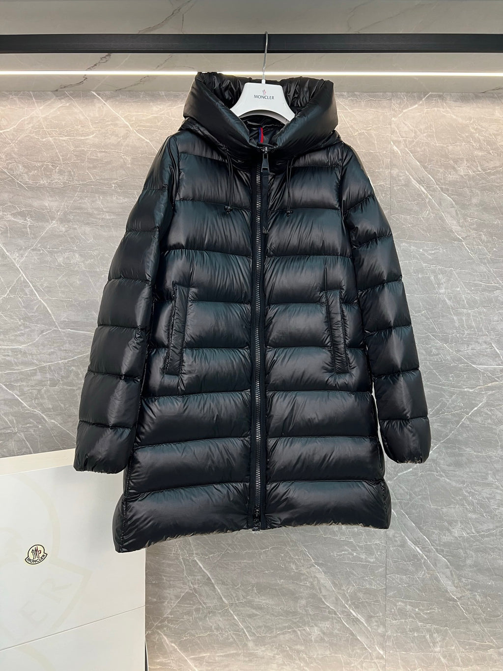 Women’s Mid-Length Hooded Down Jacket – A-Line Silhouette