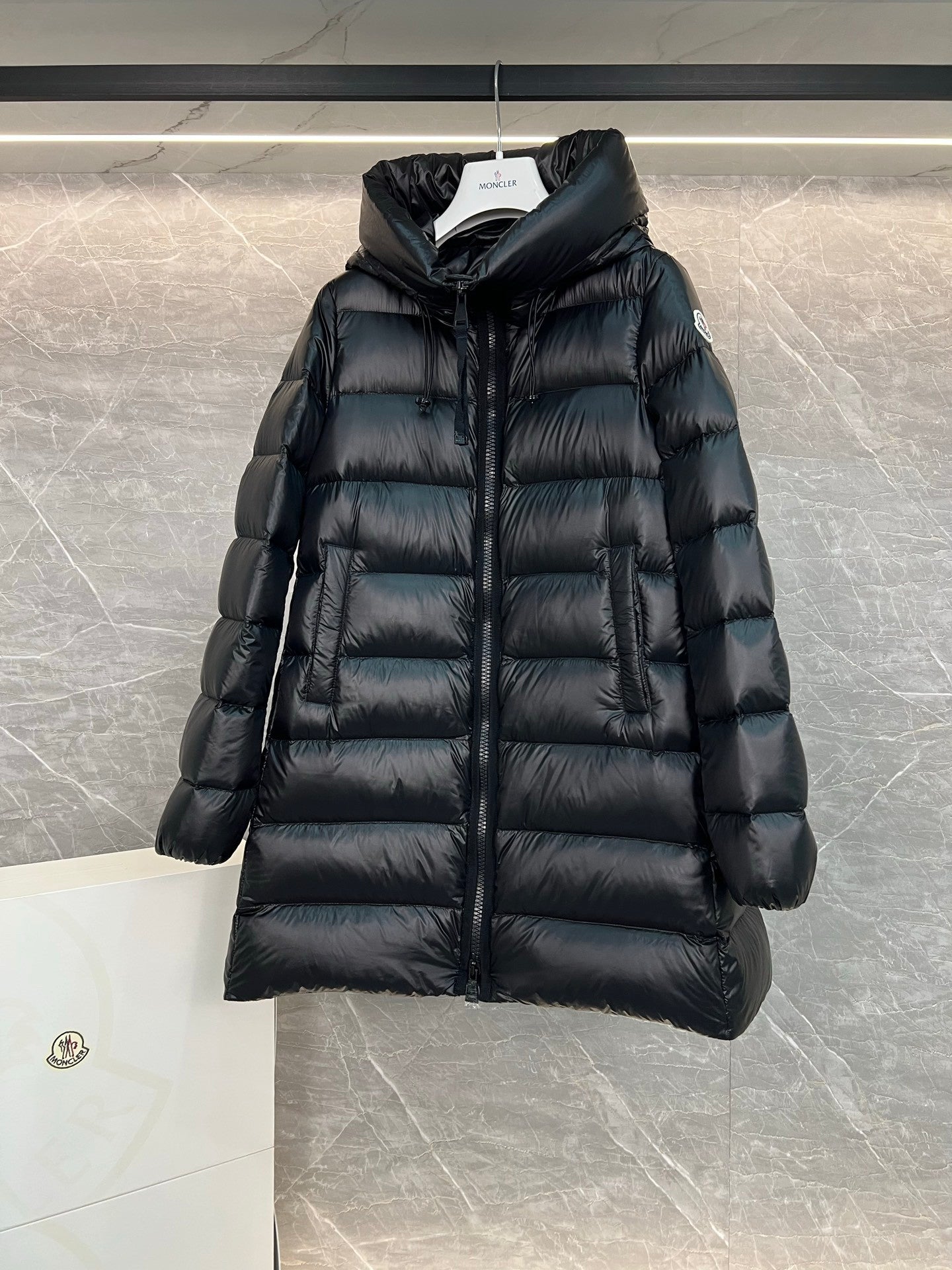 Women’s Mid-Length Hooded Down Jacket – A-Line Silhouette