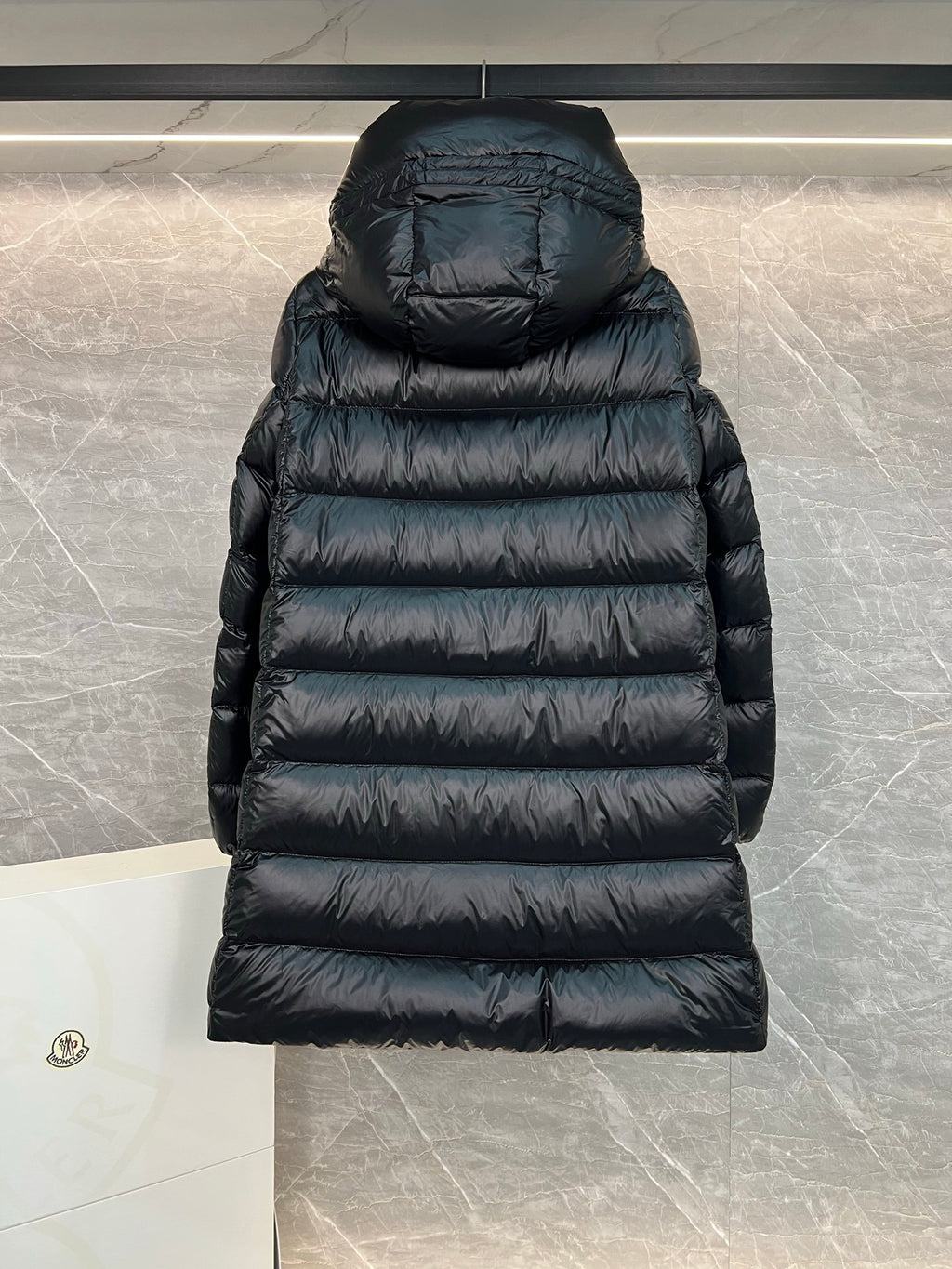 Women’s Mid-Length Hooded Down Jacket – A-Line Silhouette