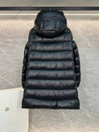 Women’s Mid-Length Hooded Down Jacket – A-Line Silhouette
