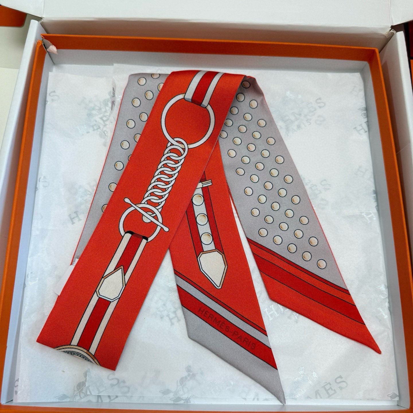 Premium Silk Twilly Scarf – Grand Celebration Edition