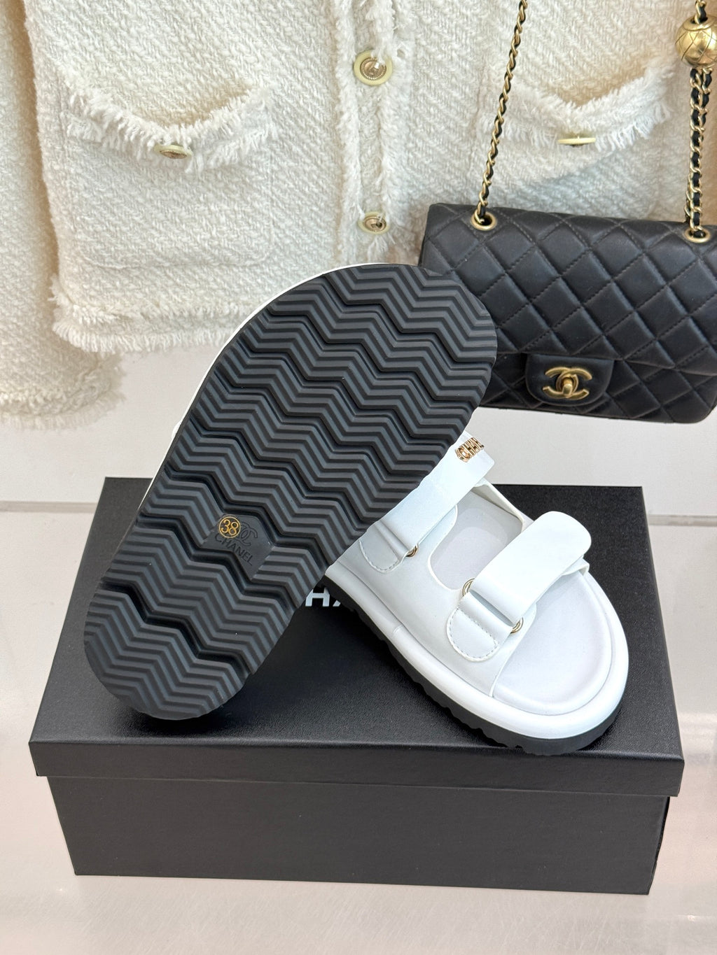 Luxury Platform Slide Sandals – Lambskin Leather