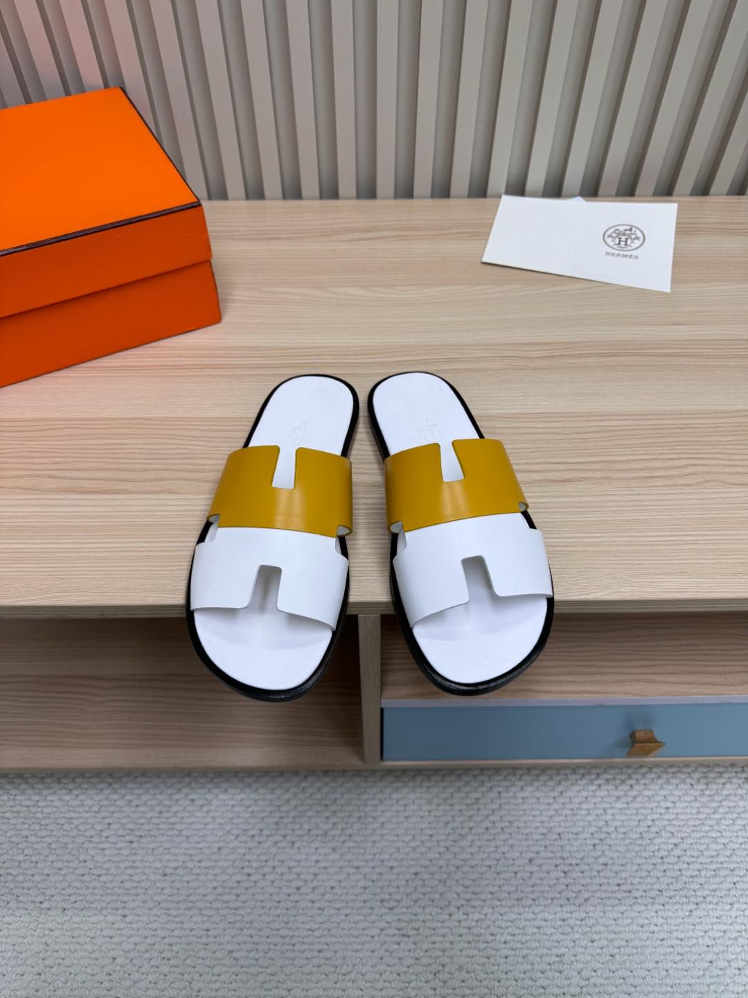 Classic H Slide Sandals – Leather Flat Slides