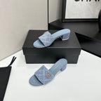 Denim Platform Sandals – Spring/Summer 2026