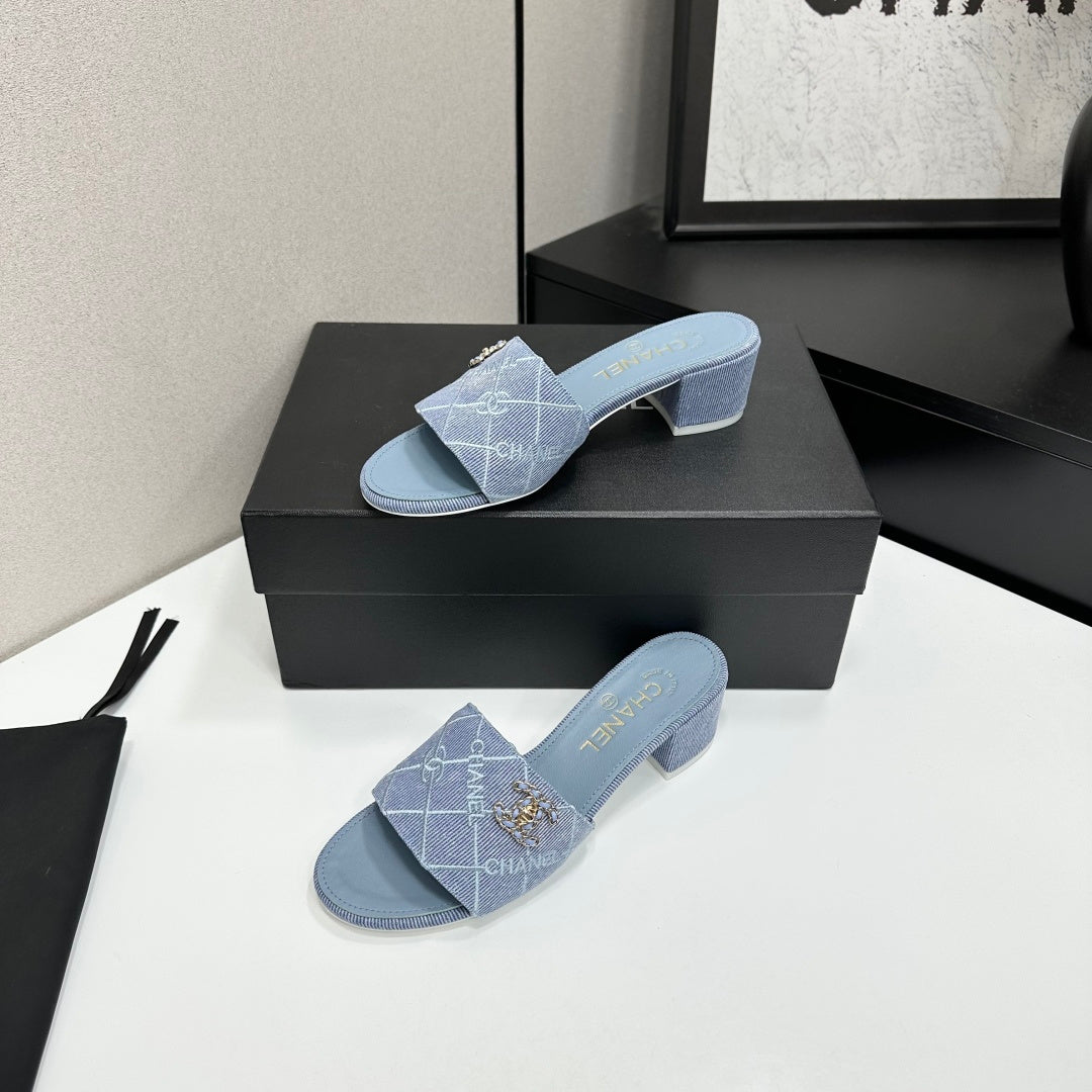 Denim Platform Sandals – Spring/Summer 2026