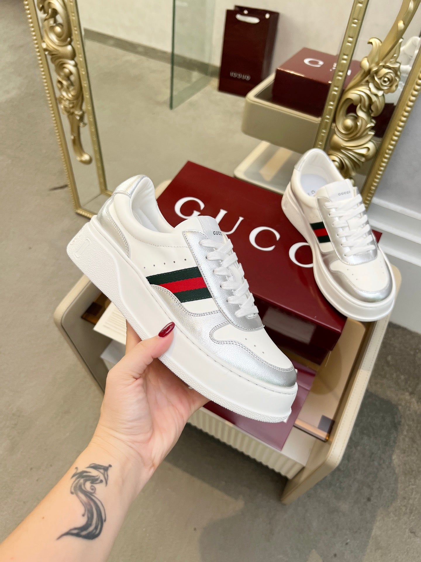 Luxury G Platform Sneakers for Women &  Men